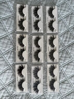 Kiss Matte Silk faux milk 3D strip lashes - 9pk bundle